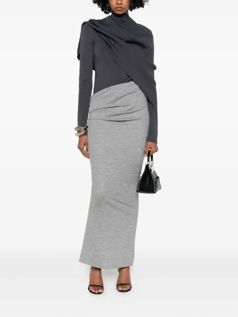 ENTIRE STUDIOS asymmetric maxi skirt - Grey - zdjęcie produktu nr 2