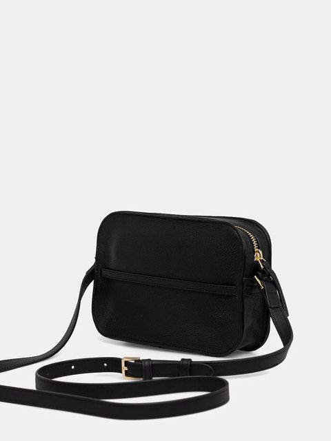 Patrizia Pepe torebka skórzana kolor czarny 8B0328 L162