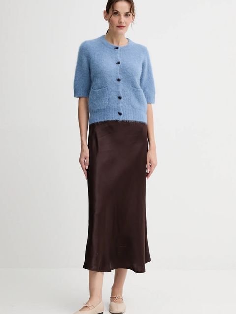 2NDDAY spódnica Clea kolor brązowy maxi rozkloszowana 2252153287 - zdjęcie produktu nr 2