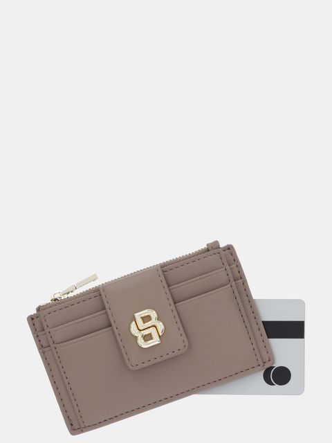 BOSS portfel damski kolor brązowy 50552234