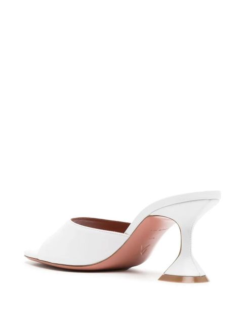 Amina Muaddi Lupita 70mm sandals - White