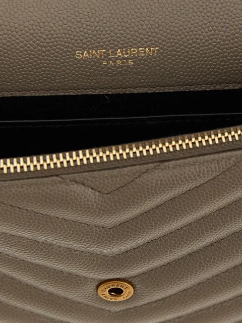 Saint Laurent envelope-design cross body bag - Brown