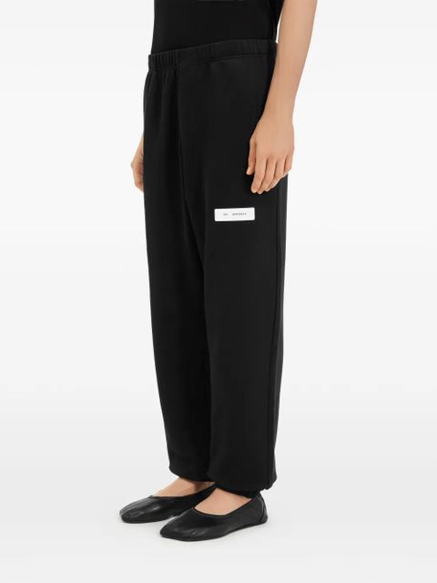 MM6 Maison Margiela label-detail track pants - Black