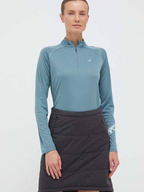 Jack Wolfskin spódnica sportowa Alpengluehen kolor szary mini 1507631