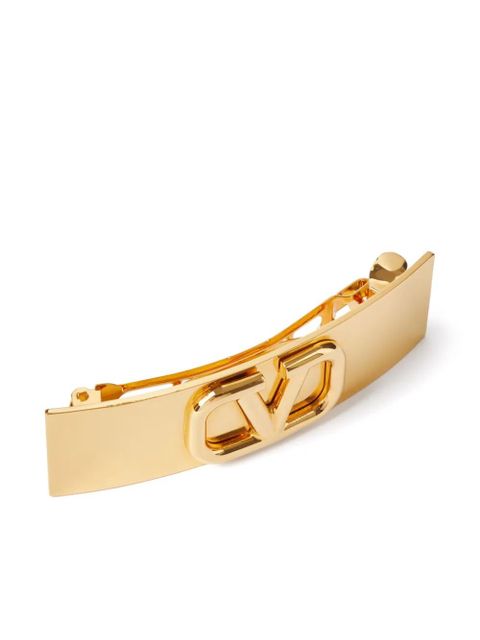 Valentino Garavani VLogo Signature hair clip - Gold