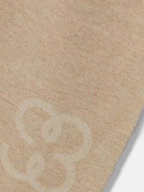 Filippa K szalik wełniany damski kolor beżowy gładki 31011 - zdjęcie produktu nr 2