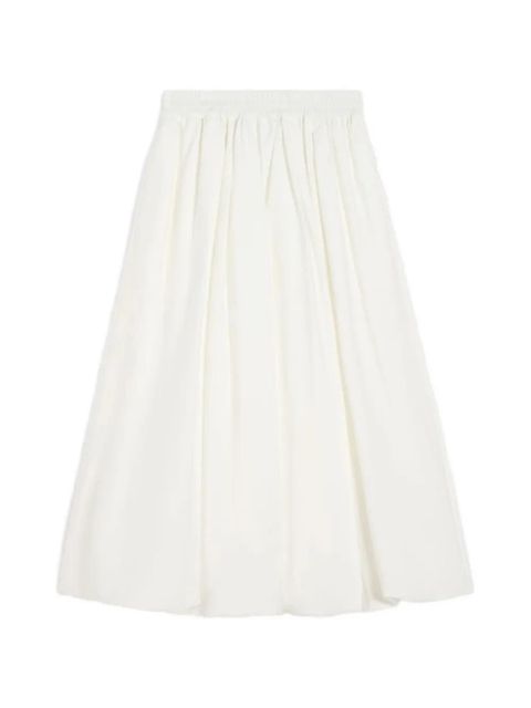 Weekend Max Mara pleated A-line maxi skirt - White - zdjęcie produktu nr 1