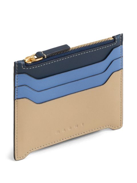 Marni logo-debossed cardholder - Neutrals