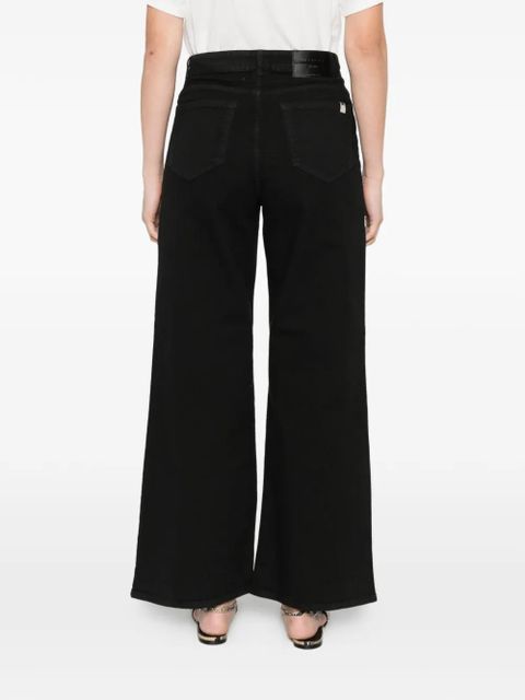 Weekend Max Mara wide-leg five-pockets trousers - Black