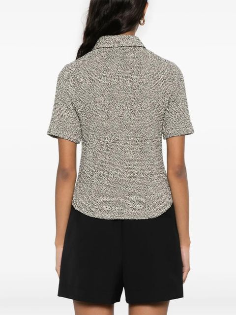 Nanushka Clare shirt - Black