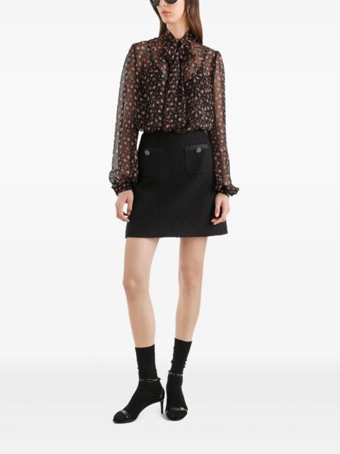 Dolce & Gabbana Rachel tweed mini skirt - Black - zdjęcie produktu nr 2