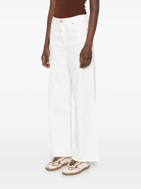 Weekend Max Mara Cannes wide-leg trousers - White