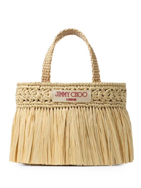 Jimmy Choo beach tote East-West mini bag - Neutrals - zdjęcie produktu nr 1