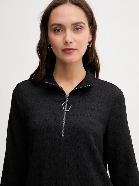 Joseph Ribkoff bluzka damska kolor czarny gładka 253028