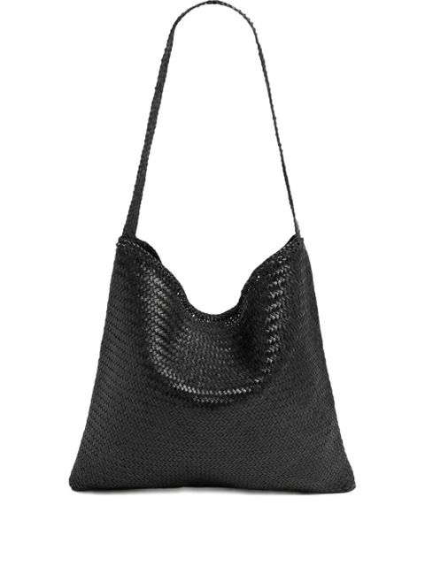 DRAGON DIFFUSION Ars woven leather shoulder bag - Black - zdjęcie produktu nr 1
