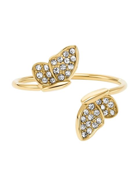 Fossil pierścionek pozłacany - zdjęcie produktu nr 1