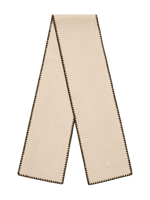 Manière De Voir Aube stitched scarf - Neutrals - zdjęcie produktu nr 1