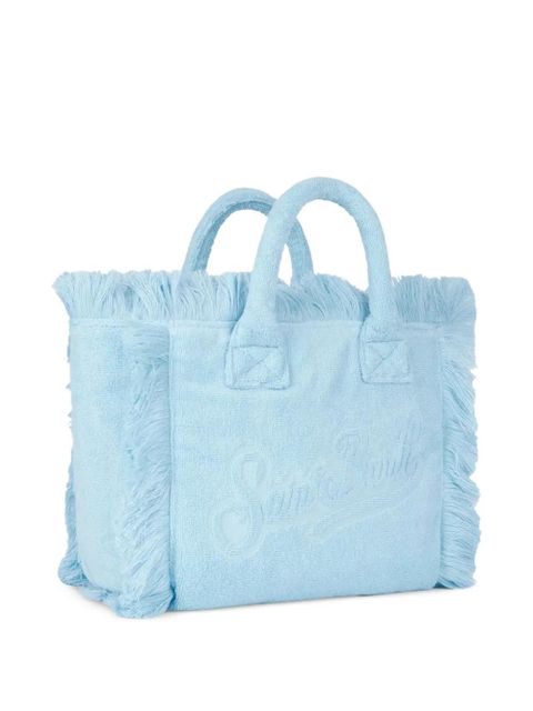 MC2 Saint Barth fringed terry-cloth tote bag - Blue - zdjęcie produktu nr 2