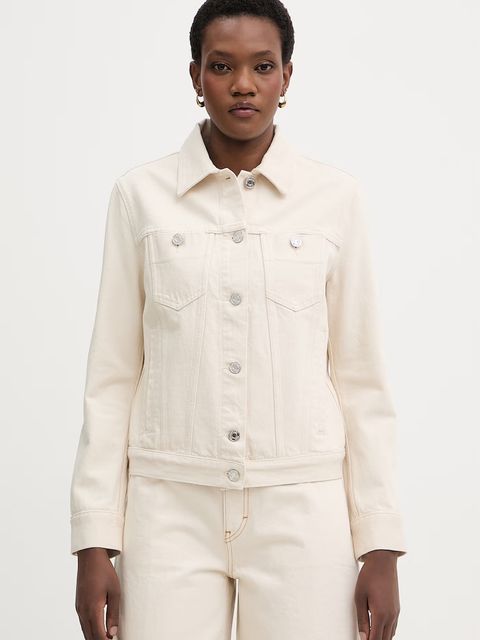 Trussardi kurtka jeansowa damska bawełniana - zdjęcie produktu nr 1