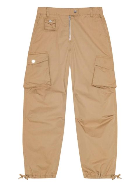 GANNI organic-cotton cargo trousers - Neutrals - zdjęcie produktu nr 1