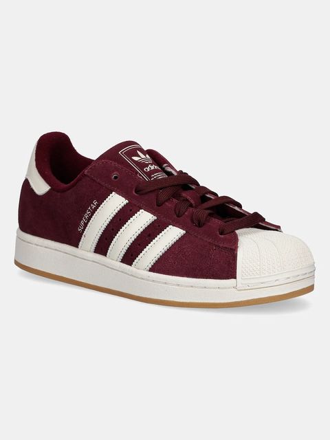 adidas Originals sneakersy zamszowe Superstar II damskie kolor bordowy HQ4913 - zdjęcie produktu nr 1