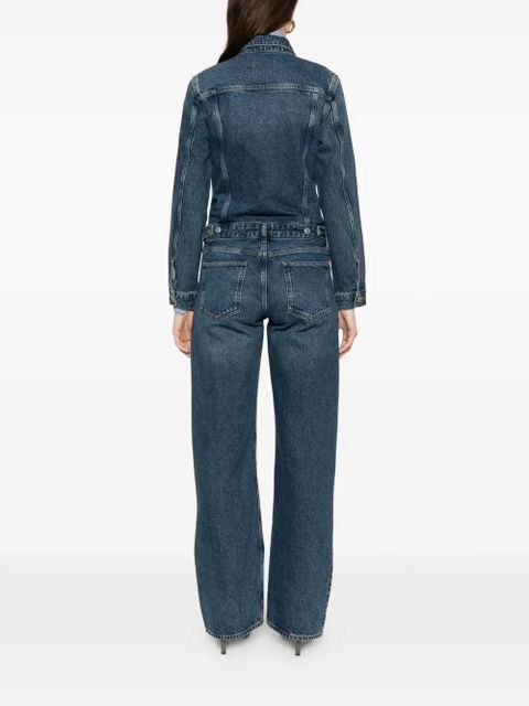 AGOLDE buttoned denim jumpsuit - Blue