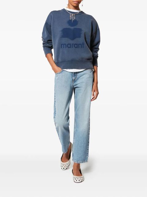 MARANT ÉTOILE Mobyli logo sweatshirt - Blue - zdjęcie produktu nr 2