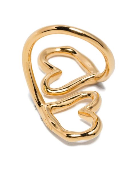 Maje double-heart ring - Gold
