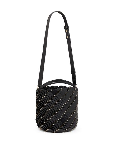 Rabanne Pacoïo leather bucket bag - Black - zdjęcie produktu nr 1