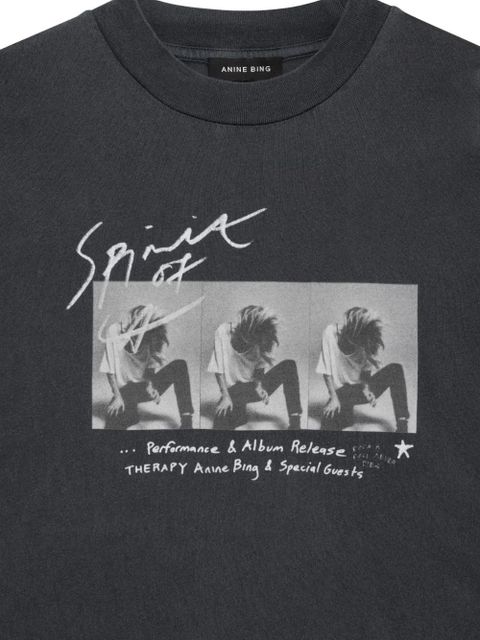 ANINE BING Ashton graphic-print T-shirt - Grey