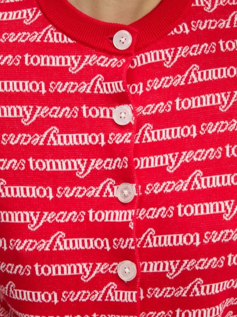 Tommy Jeans sweter damski kolor czerwony DW0DW19340