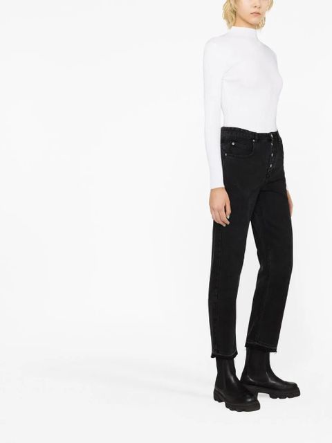 MARANT ÉTOILE Belden straight-leg jeans - Black