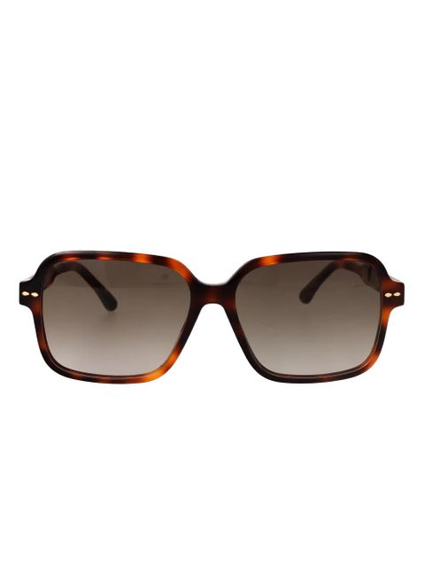 Isabel Marant Eyewear square-frame sunglasses - Brown - zdjęcie produktu nr 1