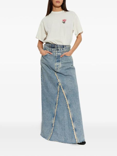 Maison Margiela floral-print T-shirt - White - zdjęcie produktu nr 2