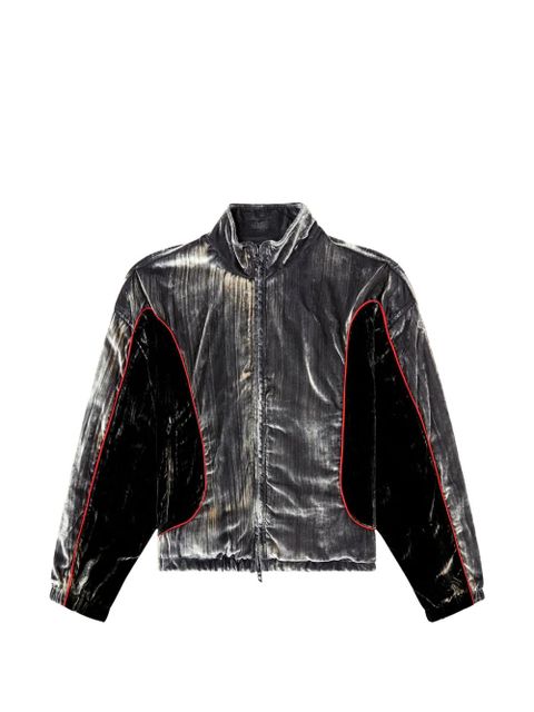 Diesel G-Riffin zip-up puffer jacket - Silver - zdjęcie produktu nr 1