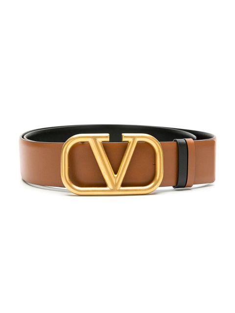 Valentino Garavani 40mm VLogo Signature reversible belt - Brown