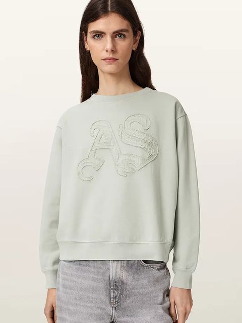 AllSaints bluza damska bawełniana INSIGNIA - zdjęcie produktu nr 1