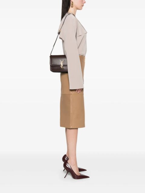 Saint Laurent medium Solferino satchel bag - Brown - zdjęcie produktu nr 2