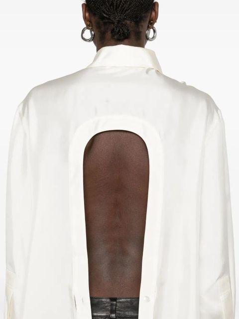 Róhe silk shirt - Neutrals