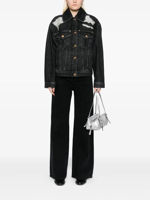 Versace cotton denim jacket - Black