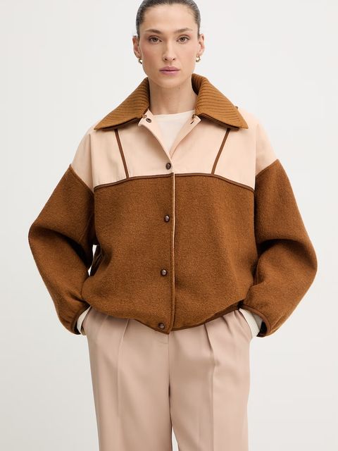 Sessun krótka kurtka damska z wełną - zdjęcie produktu nr 1