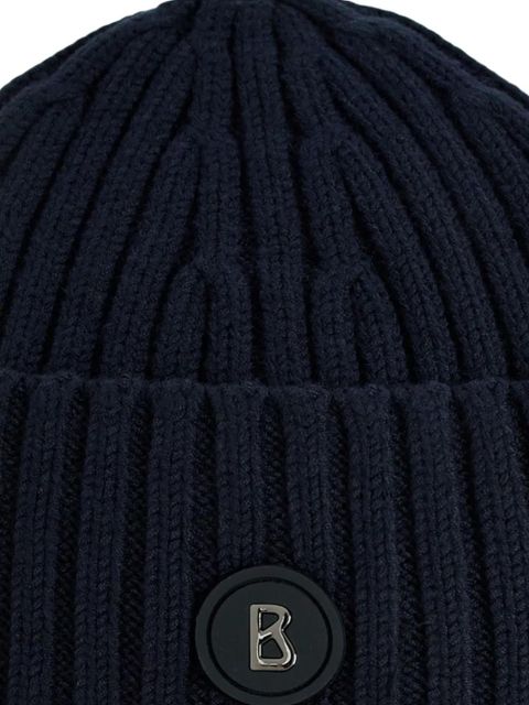 BOGNER ribbed beanie hat - Blue - zdjęcie produktu nr 2