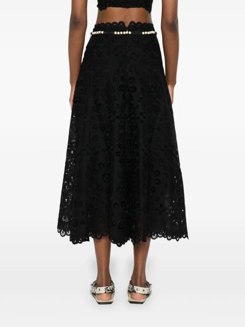 ZIMMERMANN Rhiannon skirt - Black - zdjęcie produktu nr 2