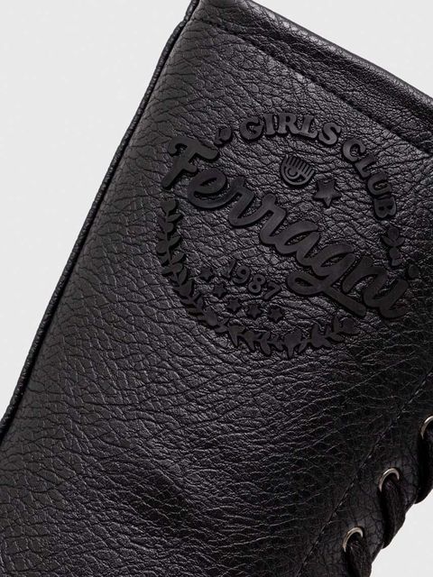 Chiara Ferragni workery damskie kolor czarny na platformie CF3251_001