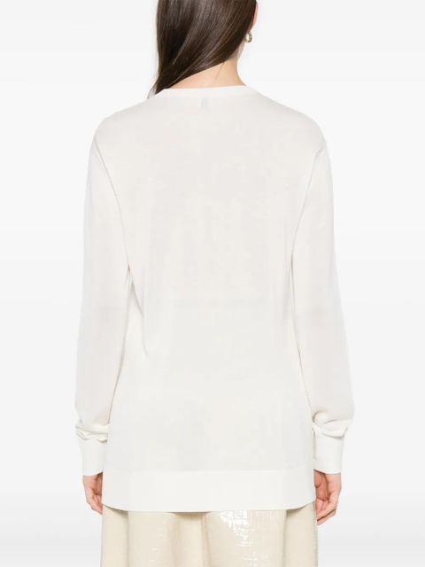 TOTEME long-sleeved T-shirt - White