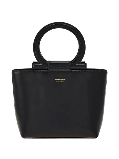Ferragamo Macro Gancini mini bag - Black - zdjęcie produktu nr 1
