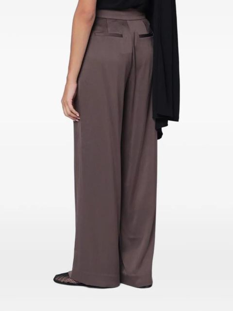 Simkhai Kyra satin trousers - Brown - zdjęcie produktu nr 2