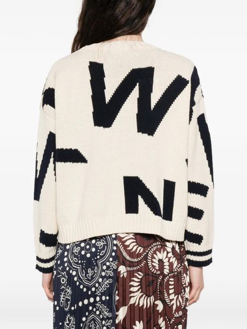 Weekend Max Mara long-sleeve crew-neck sweater - Neutrals