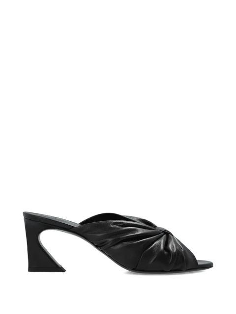 FENDI Arco twisted-upper leather sandals - Black - zdjęcie produktu nr 1