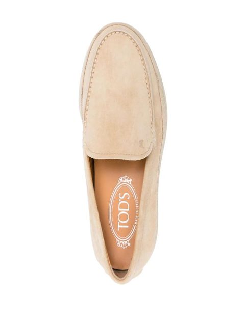 Tod's slip-on suede loafers - Brown